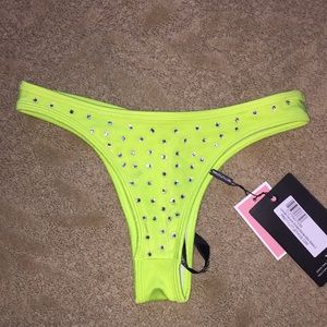 PrettyLittleThing Rhinestone Bikini Bottoms
